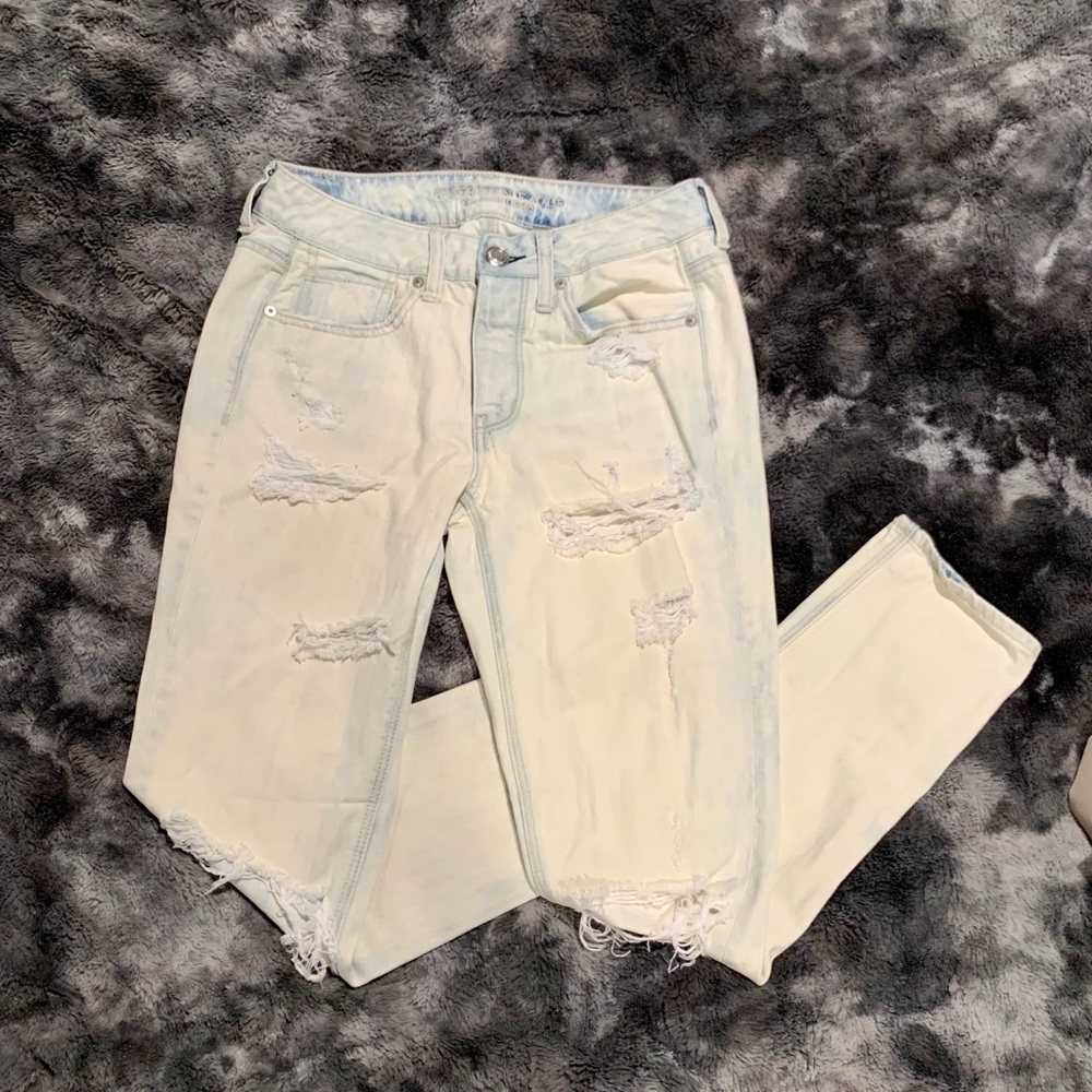 American Eagle Ripped/Bleached Out Jeans